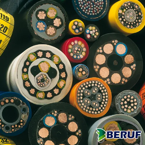 Cabo elétrico hibrido para potência e controle da linha MotionCable
